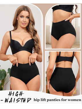 NEW 11 Pairs Tummy Control Underwear High Waist Seamless Panties Shaper XL